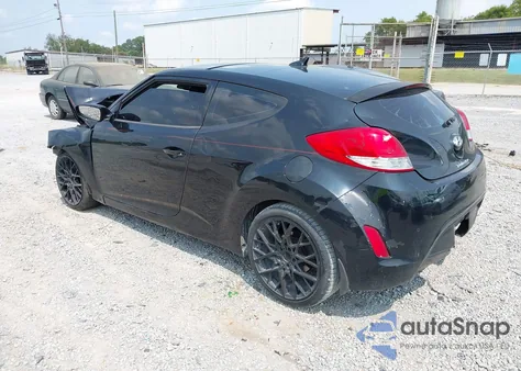 2012 Hyundai Veloster Base W/Red/Black from USA, damaged, VIN KMHTC6AD5CU059904